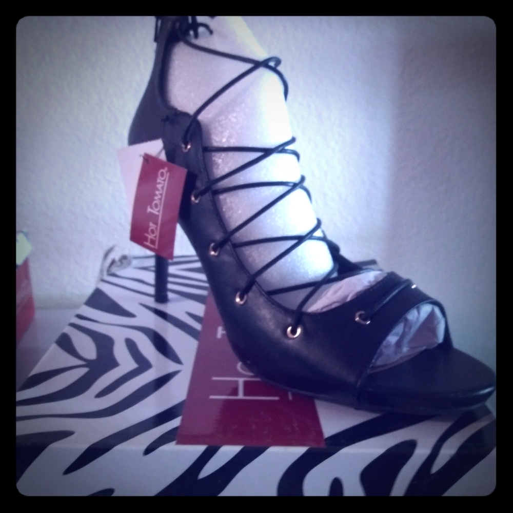 Hot tomato stilettos heels size 14 brand new